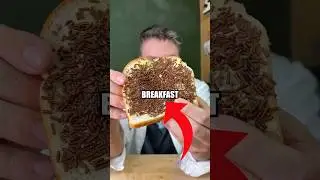 This is a breakfast made with chocolate sprinkles?!