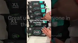Ultimate bathroom essentials = dude wipes for the whole family!