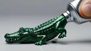 Magic Paint Tubes Spawn Animals | Oddly Satisfying AI ASMR