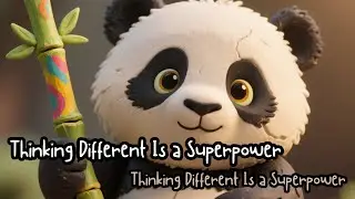 Thinking Different Is a Superpower 🐼🌈 | Kids Story About Creativity