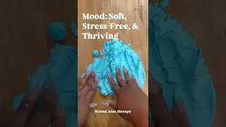 Peaceful Cloud Dough #SoftTextures #TherapeuticPlay #SatisfyingCalm #shorts #oddlysatisfying