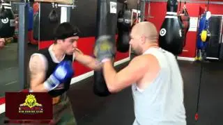 Roy Tapia y Gilbert entrenando duro