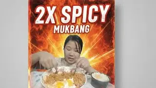 Eating 2x spicy buldak Ramen🍜 