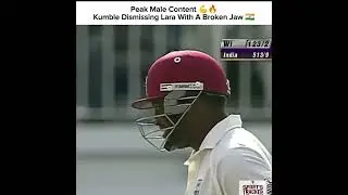 Legend Kumble with his broken jaw West Indies 🇯🇲 vs India 🇮🇳 | Antigua,2002 #trending #viral #kumble