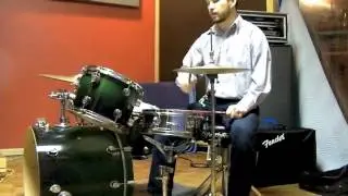 MixTrix - How To Play an Old School Hip Hop Beat on Drums Using Shuffle Groove on Kick Drum