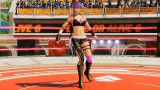 DOA6 Ayane Gameplay - All Costumes