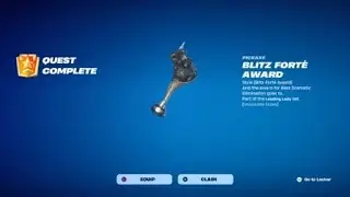 Fortnite Style:  BLITZ FORT&Eacute; AWARD     ( Leading Lady set )