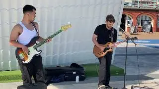 Reggae Jam with James & Patrick busking together for the first time.