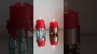 PORTAVELAS MUY SENCILLOS. Manualidad con latas de at&uacute;n. #decoracionparaelhogar #hechoencasa #diy
