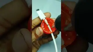 Easy life Hack to Fix your usb cable | Broken charger repair trick 🔥🔥#lifehacks #charger