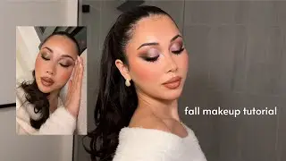 Fall Makeup Look (Perfect for Thanksgiving + the Holidays!)