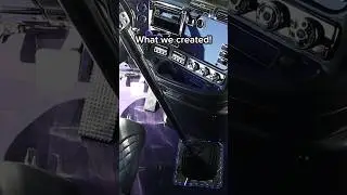 🔥Freightliner cascadia Grey & purple Interior Transformation! #freightliner #trucks #cascadia