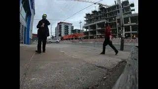 Downtown Halifax time-lapse wintertime 2025 no sound quinpool road