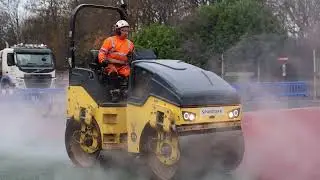 Derby Site Enhancements By Spadeoak Using SuperColour Ultra Asphalt
