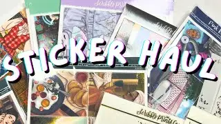 December 2024 Sticker Haul 🪩 allll the foil & kits again lol