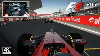F1 2012 Coop Career w/ @KimiTheMusician | 2012 Indian Grand Prix | Logitech G29 Gameplay