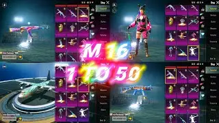 M16 RP month 16 ROYAL PASS 1to 5 rp rewards #m16rp #pubgmobile #pubgmobilehighlights #update2