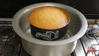 Eggless Tea Cake without Oven - No Butter-No Egg Plain Cake Recipe | Hafsas Kitchen