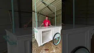DIY Cotton Candy Vending Cart | woodworking Project #shorts