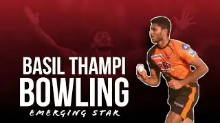 Basil Thampy Bowling | Emerging player of VIVO IPL 2017 | Ranji Trophy | CRICKET PORT |