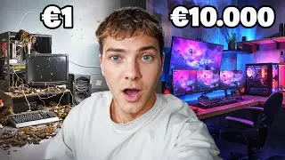 €1 VS €10.000 GAMING SETUP