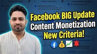 Facebook Big Update | Facebook Content Monetization Criteria | Facebook monetization |