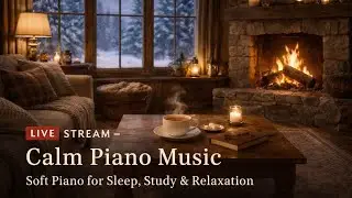 🔴 24/7 LIVE STREAM – Calm Piano Music 🎹 | Soft Piano for Sleep, Study & Relaxation
