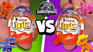 BATALHA KINDER JOY JURASSIC WORLD FUNKO 2025! PETER TOYS