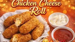 Easy Chicken Cheese Roll Recipe | Perfect Snack for Iftar & Tea Time by sufia ka tarka 