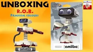 NEW Unboxing Amiibo No. 54 R.O.B. FAMICOM COLOURS Super Smash Bros. Collection