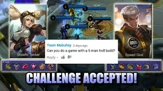 CHOU THE SPEED GOD WITH 6 BOOTS - TROLL BUILD CHALLENGE