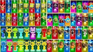 Super Mega - Mix: Spongebob Exe 🆚 Italian Brainrot 🆚 Imcredibox Sprunki | Tiles Hop Battle