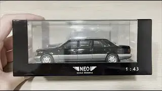 NEO SCALE MODELS Mercedes-Benz V124 Lang Unboxing