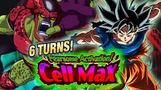 6 TURN MISSION COMPLETE!!! FEARSOME ACTIVATION: CELL MAX STAGE 2!! (DBZ: Dokkan Battle)