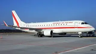 EMB 170-200 SP-LIH Polish Government | Olsztyn Mazury Airport (EPSY) | Lotnisko Olsztyn Mazury | HD