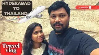 Our First Trip Together❤️|| Hyderabd to Thailand 🇹🇭 || Shruthi Telugu Vlogs #internationaltrip
