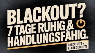 Blackout im Winter: So bleibst du 7 Tage handlungsf&auml;hig.