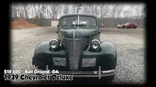 1939 Chevrolet Deluxe For Sale &ndash;Location Ball Ground, GA