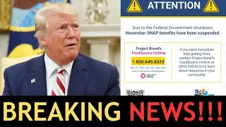 CRISIS UNFOLDS: SNAP Benefits GONE Across America &ndash; Trump Faces FURIOUS Backlash!