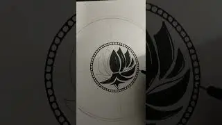 🪷 lotus tutorial #, anybody can draw#art #practice #artist #come learn
