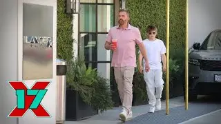 Ben Affleck And Son Sam Twin In Preppy Style For Saturday Shopping Outing