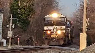 NS 4510 Leads NS 4313 NS 7565 on NS 11Z Passing Through in Boyce VA