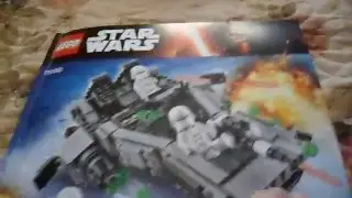 Обзор на Lego Star Wars 75100 First Order Snowspeeder.