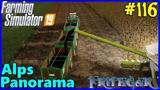 Let's Play FS19, Alps Panorama With Seasons #116: Keeping The Combines Going!