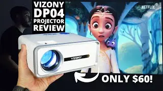 VIZONY DP04 REVIEW: How Is This Projector So Cheap?