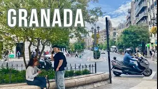 🇪🇸 Granada en 4K: 🚶&zwj;♀️De Puerta Real a las Hist&oacute;ricas Puertas de Elvira 🚶&zwj;♀️✨