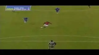 Juan Sebastian Veron super pass to Beckham and  beautiful goal vs Birmingham City
