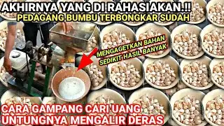 WOW!! KEBANGETAN bongkar rahasia OMSET 60 JT DARI JUALAN BUMBU GILING,bahan sedikit hasil banyak