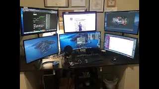 DIY multi monitor  setup at home