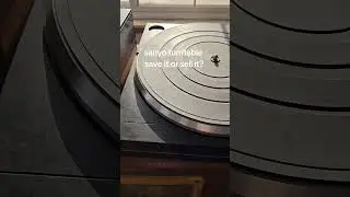 Save or sell sanyo turntable  #recordplayer  #audiophile #turntable #vinyl #thrift #thrifting  #sony